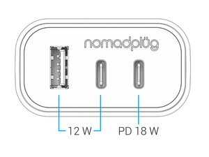 nomadplug world charger plus - NWC1218